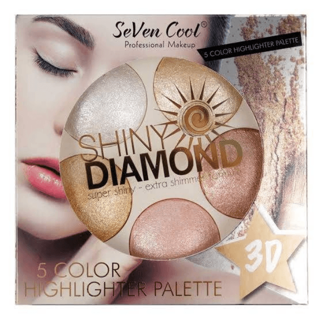 Seven Cool Highlighter Pallete 5 in 1