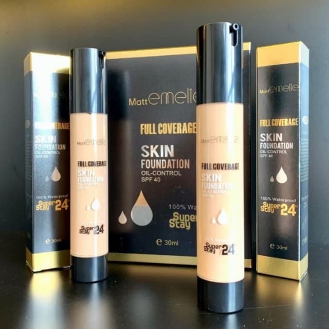 Emelie full coverage foundation