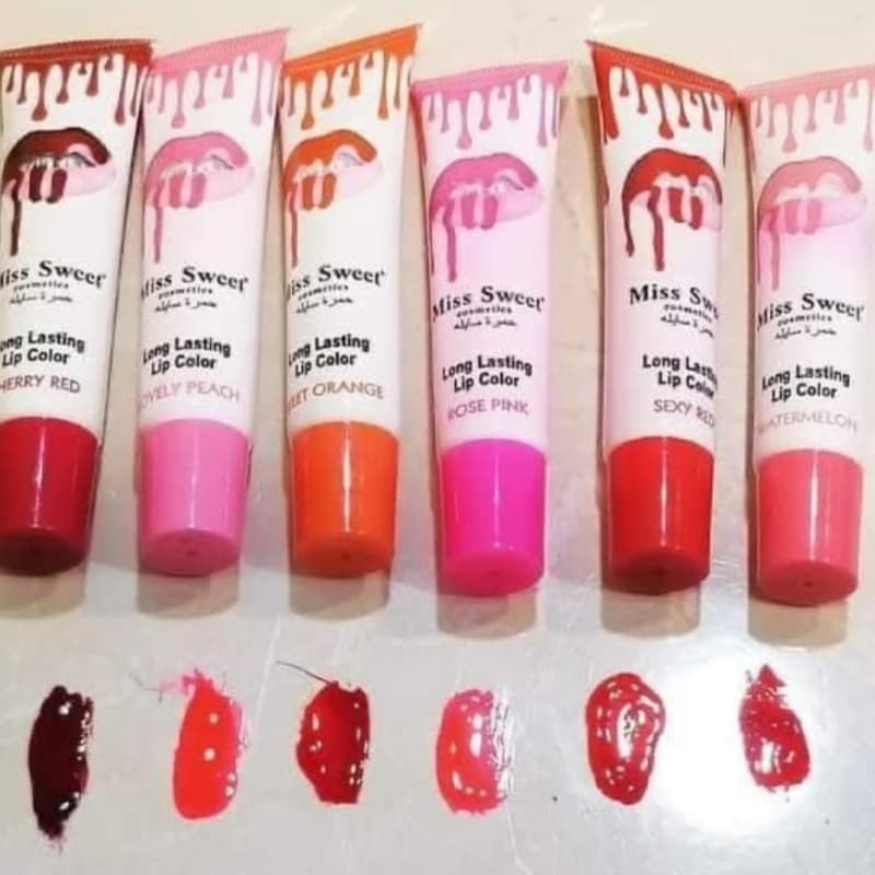 Miss Sweat Long Lasting Lip Color (6pcs Pack)