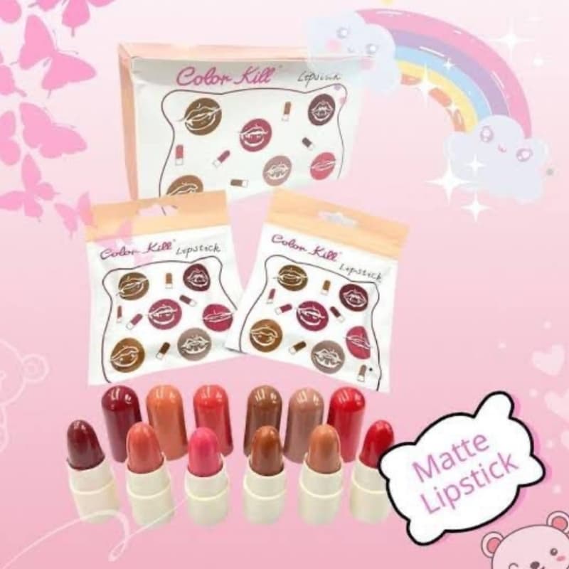 Colour Kill Mini Matte Lipstick 6pcs Set
