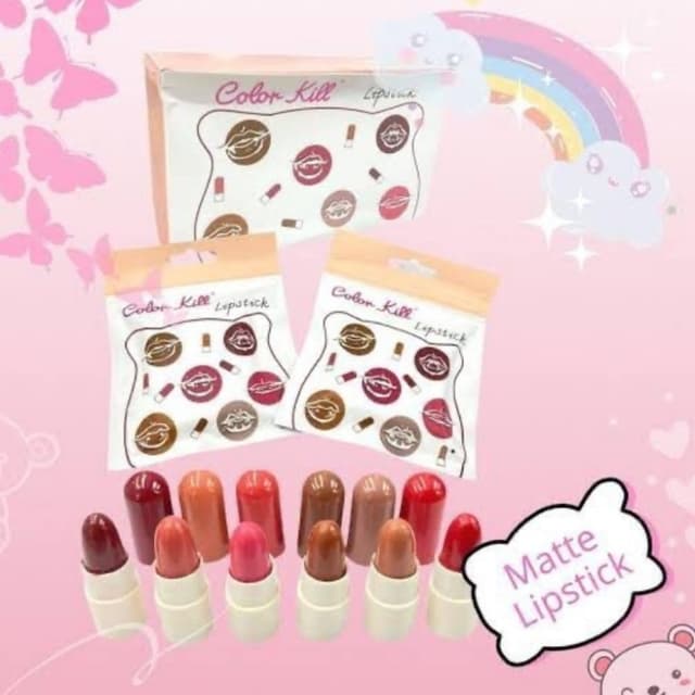 Colour Kill Mini Matte Lipstick 6pcs Set